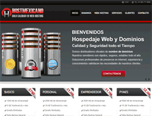 Tablet Screenshot of hostmexicano.com